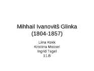 Mihhail Ivanovitš Glinka