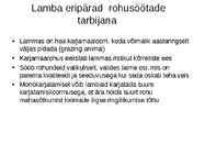 Lammaste pidamistehnoloogia #23
