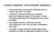 Lammaste pidamistehnoloogia #24