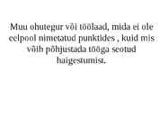 Töötajate tervisekontrolli kord #19