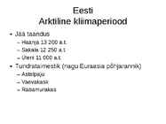 Elu areng Maal #65