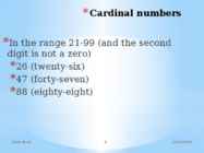 Numbers In English #2