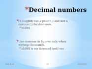 Numbers In English #12