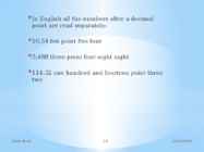 Numbers In English #13