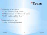 Numbers In English #6