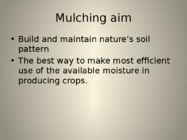 The organic way to mulching #2