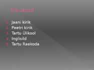 Tartu ehitisi enne 20 sajandit #2