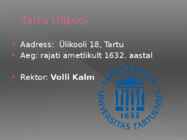 Tartu ehitisi enne 20 sajandit #12