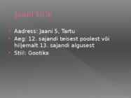 Tartu ehitisi enne 20 sajandit #4