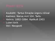 Tartu ehitisi enne 20 sajandit #9
