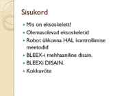 Eksoskelett ettekanne #2