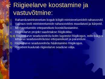 Riigieelarve #4