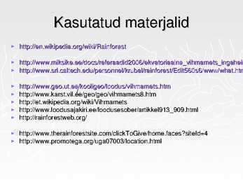 Ekvatoriaalsed vihmametsad #23