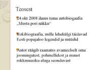 Mihkel Raud-Musta pori näkku #3