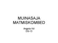 Muinasaja matmiskombed