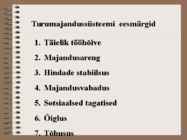 Turumajandus ehk vabaettevõtlus #8