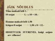 Nõudlus #11