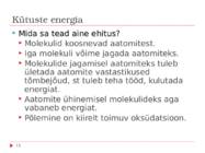 Soojusnähtusi iseloomustavad suurused #11