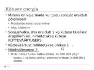 Soojusnähtusi iseloomustavad suurused #13