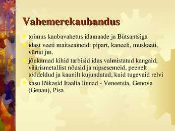 Keskaegne kaubandus ja pangandus #3