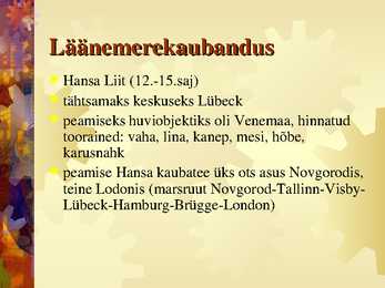 Keskaegne kaubandus ja pangandus #5