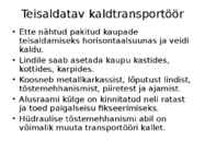 Tõste-transpordiseadmed #10