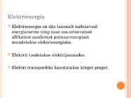 Energia allikad #2