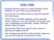 Jacques Derrida elu ja filosoofia põhimõistete esitlus #3