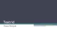 Teatrid