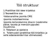 Veebilehe loomine sisuhaldussüsteemi Joomla baasil #3