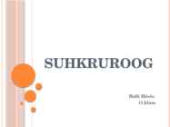 Suhkruroog