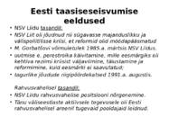 Eesti taasiseseisvumine #2