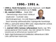 Eesti taasiseseisvumine #7