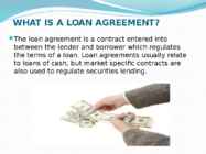 WHAT IS A LOAN AGREEMENT #2