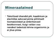 Toiduainete õpetus #11