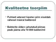 Toiduainete õpetus #14