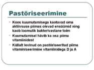 Toiduainete õpetus #17