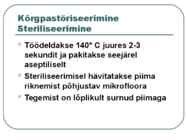 Toiduainete õpetus #18