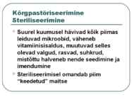 Toiduainete õpetus #19
