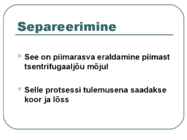 Toiduainete õpetus #20