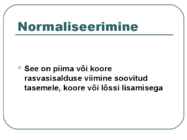Toiduainete õpetus #21