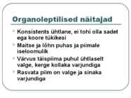 Toiduainete õpetus #28