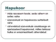 Toiduainete õpetus #33