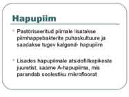 Toiduainete õpetus #36
