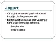 Toiduainete õpetus #42