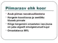 Toiduainete õpetus #6