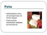 Toiduainete õpetus #59
