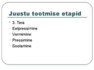 Toiduainete õpetus #70
