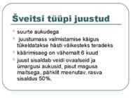 Toiduainete õpetus #77