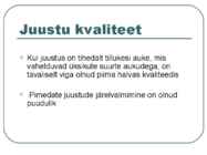 Toiduainete õpetus #89